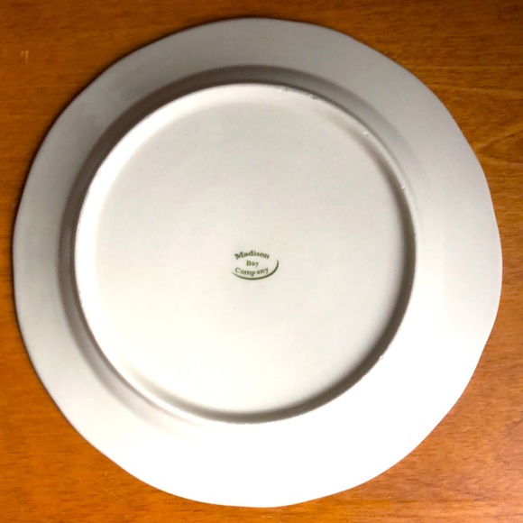 Green Scrolls / Landscape Salad Plate by Madison Bay Company - Picture 4 of 4